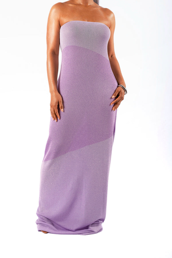 Femi Knit Dress-Lilac Femi Knit Dress-Lilac
