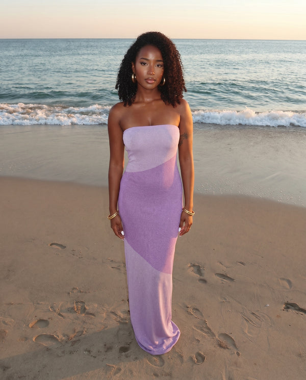 Femi Knit Dress-Lilac