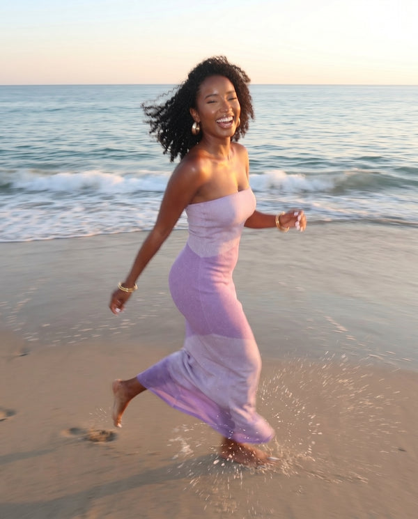 Femi Knit Dress-Lilac