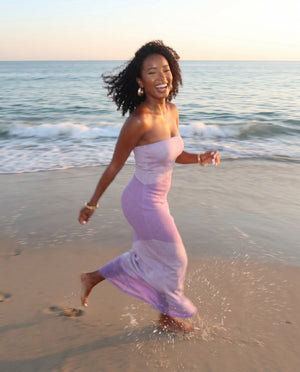 Femi Knit Dress-Lilac