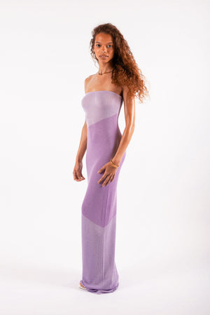 Femi Knit Dress-Lilac